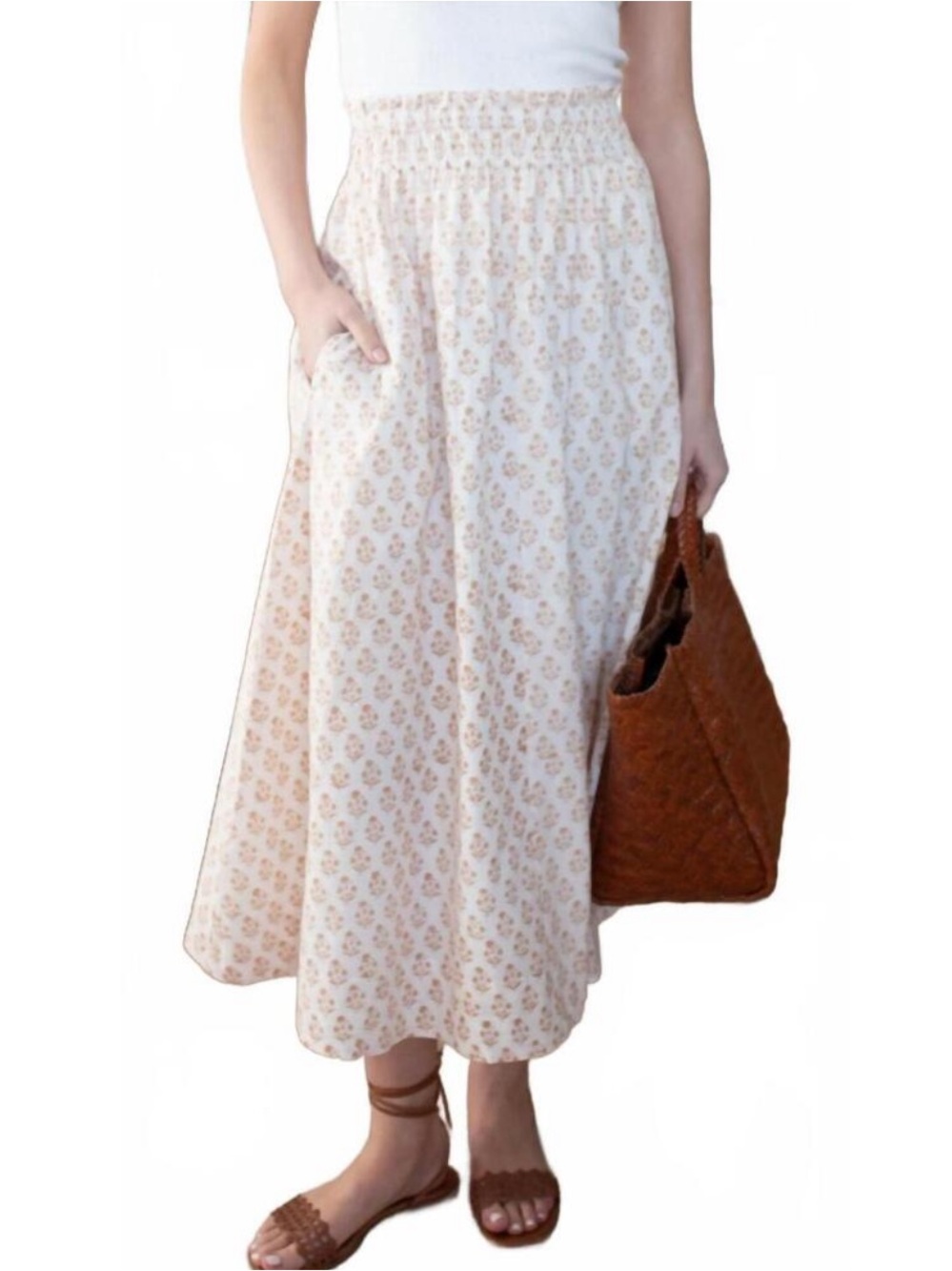Marea Louis Pull On Skirt in Tinsel Dandelion